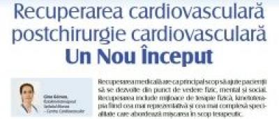 Recuperarea cardiovasculară post-chirurgie cardiovasculară un nou inceput