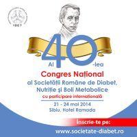 Al 40-lea Congres National al Societatii Romane de Diabet, Nutritie si Boli Metabolice – un tribut adus diabetologiei romanesti