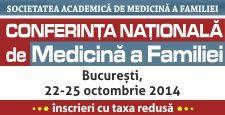 Conferinta Nationala de Medicina Familiei - editia jubiliara 2014