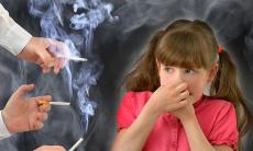 Expunerea copiilor la fumul de tigara