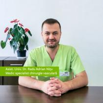 Asist. Univ. Dr.Radu Adrian Nițu, Medic specialist chirurgie vasculară