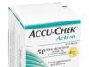 Teste de glicemie Accu-Chek Active